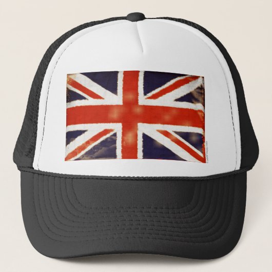Vintager Union Jack Trucker Hat Truckerkappe (Vorderseite)