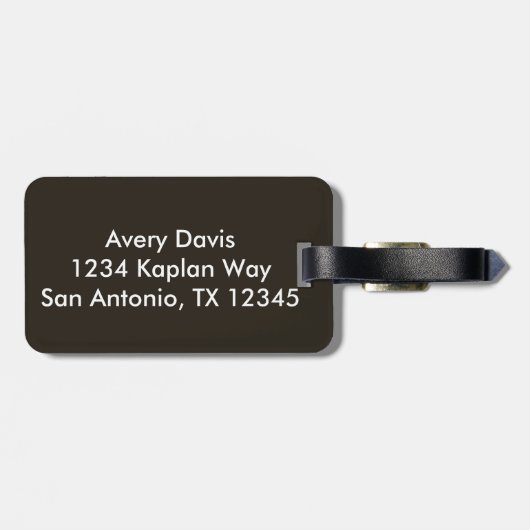 Vintager unterer Kiefer der Anatomie-| Gepäckanhänger (Rückseite horizontal)