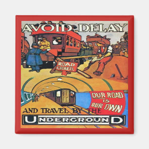 Vintager Untergrund - Öffentliches Versandverfahre Magnet