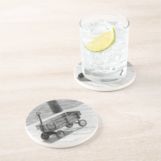 Vintager Untersetzer (Seite)