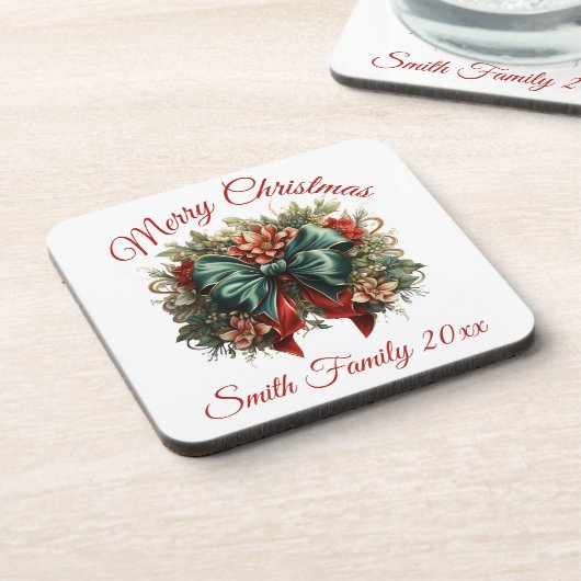 Vintager Untersetzer aus festem Kunststoff (Linke Seite)