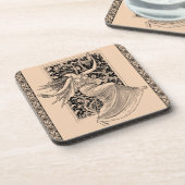 Vintager Untersetzer aus Hartkunststoff (Linke Seite)