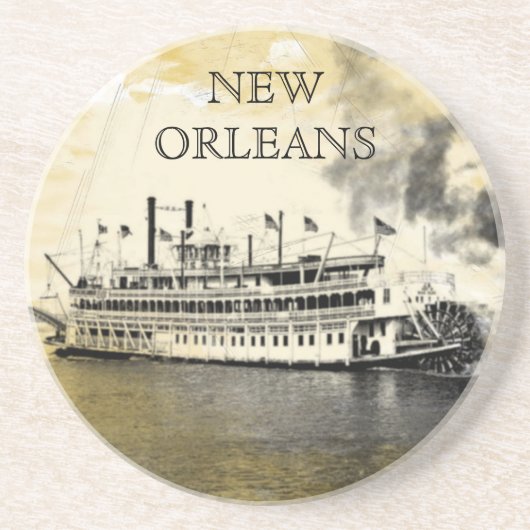 Vintager Untersetzer New Orleans River Stern Wheel (Vorne)