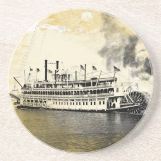 Vintager Untersetzer New Orleans River Stern Wheel (Vorne)