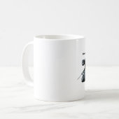 Vintager UnterwasserFreediving Spearfishing Kaffeetasse (Vorderseite Links)