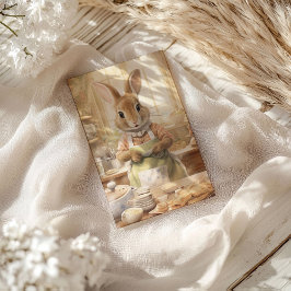 Vintager Urlaub Bunny Holiday Feiertagspostkarte