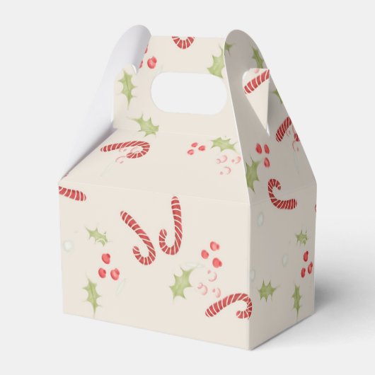 Vintager Urlaub Candy Geschenkschachtel (Rückseite)