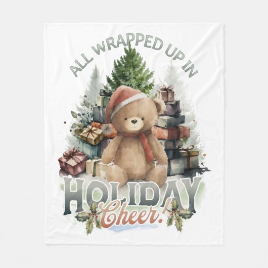 Vintager Urlaub Fleecedecke (Vorderseite)