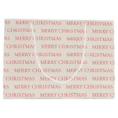 Vintager Urlaub Frohe Weihnachten Große Geschenktüte (Rückseite)