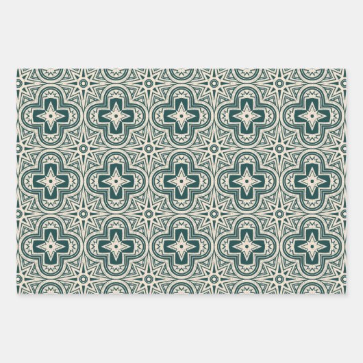 Vintager Urlaub Geschenkpapier Set (Vorderseite 3)