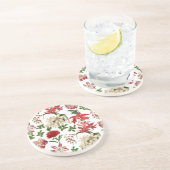 Vintager Urlaub Getränkeuntersetzer (Seite)