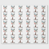 Vintager Urlaub in der Schweiz Geschenkpapier (Flach)