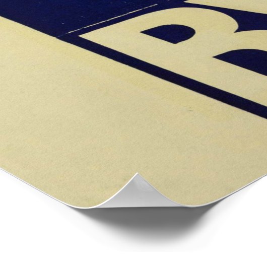 Vintager Urlaub in Neuseeland Poster (Ecke)