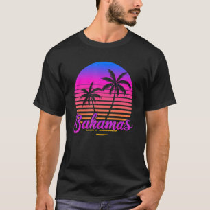 Vintager Urlaub Karibik Reisen Strand Bahama T-Shirt