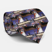 Vintager Urlaub, Kreuzfahrtschiff auf Pool Deck Krawatte (Gerollt)