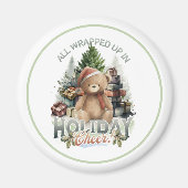 Vintager Urlaub Magnet (Vorne)