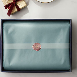 Vintager Urlaub Mattiert Sky Blue Solid Color Seidenpapier