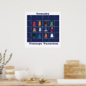 Vintager Urlaub - Plakat (Küche)