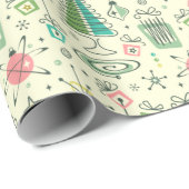 Vintager Urlaub Spaß! ©studioxtin Geschenkpapier (Rolleneckpunkt)