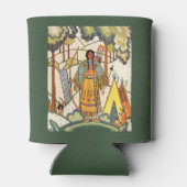 Vintager Urwald der amerikanischen Weibchen Dosenkühler (Rückseite)