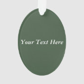 Vintager Urwald der amerikanischen Weibchen Ornament (Rückseite)