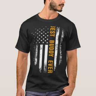 Vintager US-amerikanischer Buddy-Flag-Vater T-Shirt