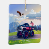 Vintager, US-amerikanischer Monster Keramikornament (Rechts)