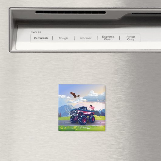 Vintager, US-amerikanischer Monster Magnet (In Situ (Geschirrspüler))