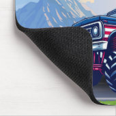 Vintager, US-amerikanischer Monster Mousepad (Ecke)