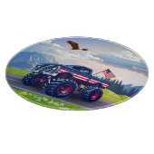 Vintager, US-amerikanischer Monster Schneidebrett (Ecke)