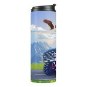 Vintager, US-amerikanischer Monster Thermosbecher (Nach links gedreht)