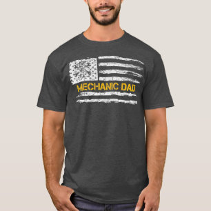 Vintager US-amerikanischer Vater für Diesel-Mecha T-Shirt