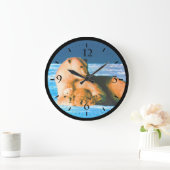 Vintager USA Alaska Mutterpolare Große Wanduhr (Zuhause)