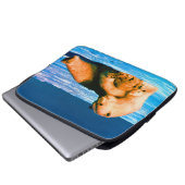 Vintager USA Alaska Mutterpolare Laptopschutzhülle (Vorne Knopf)