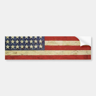 Vintager USA-FLAGGE Autoaufkleber