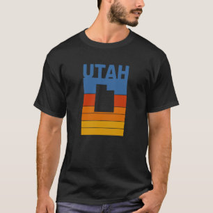 Vintager Utah Staat von Utah Vintag Colors T-Shirt