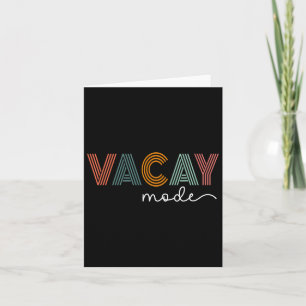 Vintager Vacay-Modus für Camping Familienurlaube i Karte