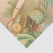 Vintager Valentincupiangel 1 Seidenpapier (Detail)