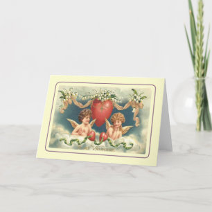 Vintager Valentine Feiertagskarte