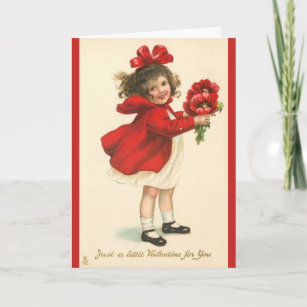 Vintager Valentine für einen Freund, Feiertagskarte