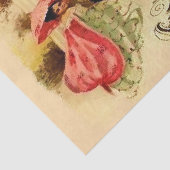 Vintager Valentine-Mitteilungs-Rosa-Sonnenschirm Seidenpapier (Ausschnitt)