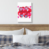 Vintager Valentinstag auf der Leinwand (Insitu (Schlafzimmer))