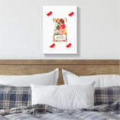 Vintager Valentinstag auf der Leinwand (Insitu (Schlafzimmer))
