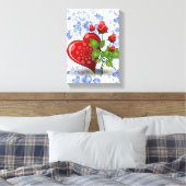 Vintager Valentinstag auf der Leinwand (Insitu (Schlafzimmer))