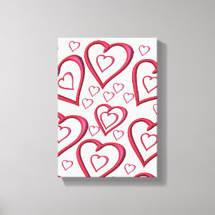 Vintager Valentinstag auf der Leinwand