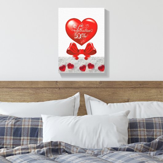 Vintager Valentinstag auf der Leinwand (Insitu (Schlafzimmer))