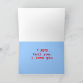 Vintager Valentinstag Feiertagskarte (Innenseite)