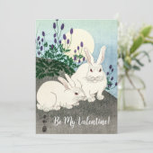 Vintager Valentinstag Feiertagskarte (Stehend Vorderseite)