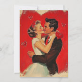 Vintager Valentinstag Feiertagskarte (Vorderseite)