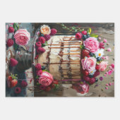 Vintager Valentinstag Geschenkpapier Set (Vorderseite 2)